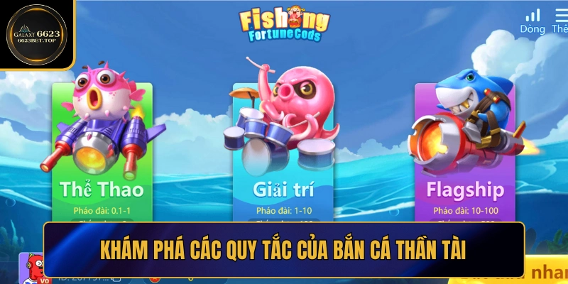 Khám phá các quy tắc thú vị của Fishing Fortune Gods